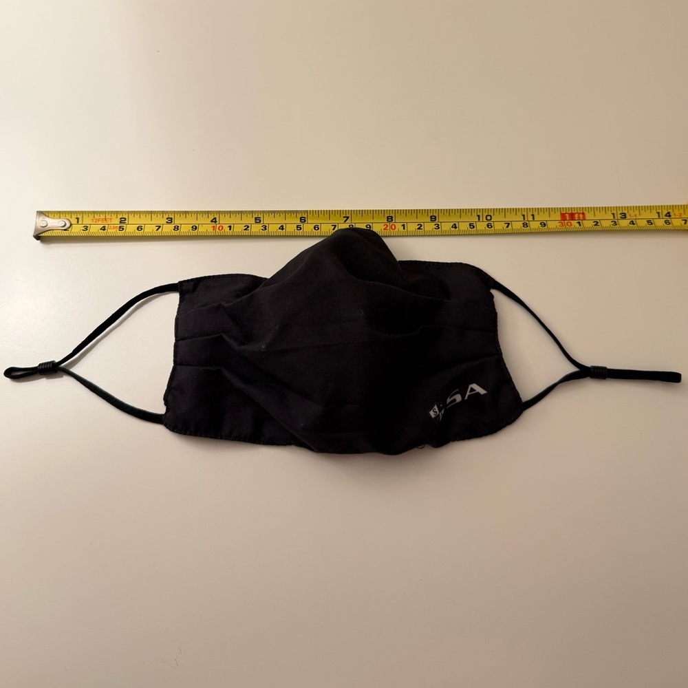 Salt Armour Black Face Mask with Logo